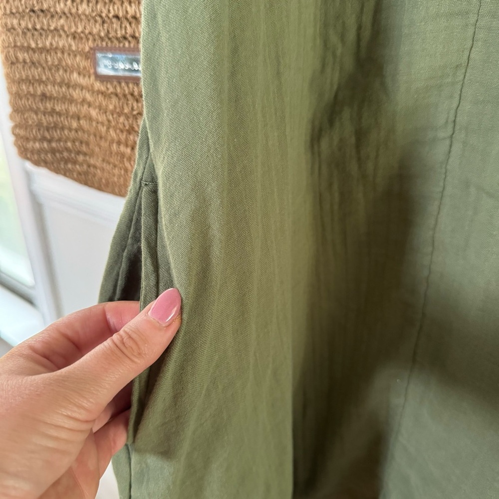 NWT Cotton Crinkle Dress - Picture 8 of 8